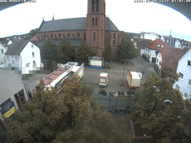 Archiv Foto Webcam Rodgau: Rathausplatz Jügesheim