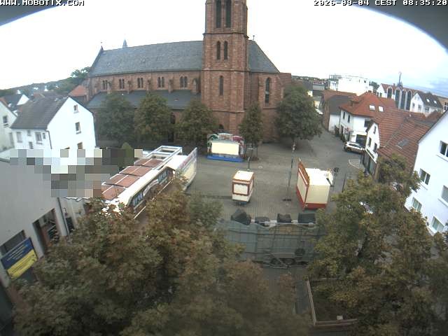 Archiv Foto Webcam Rodgau: Rathausplatz Jügesheim