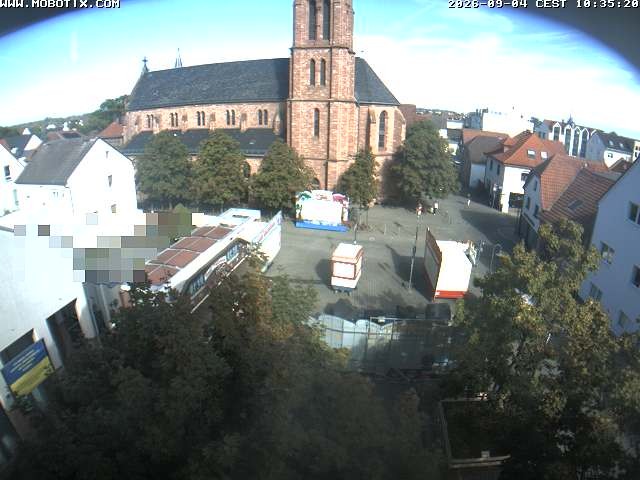 Archiv Foto Webcam Rodgau: Rathausplatz Jügesheim