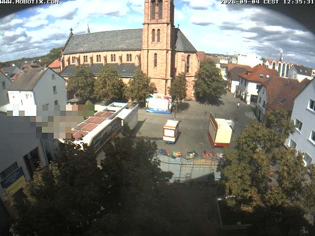Archiv Foto Webcam Rodgau: Rathausplatz Jügesheim