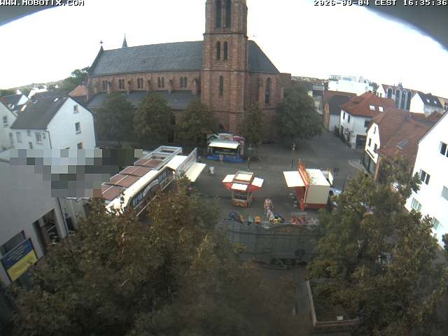 Archiv Foto Webcam Rodgau: Rathausplatz Jügesheim