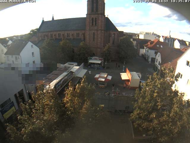 Archiv Foto Webcam Rodgau: Rathausplatz Jügesheim