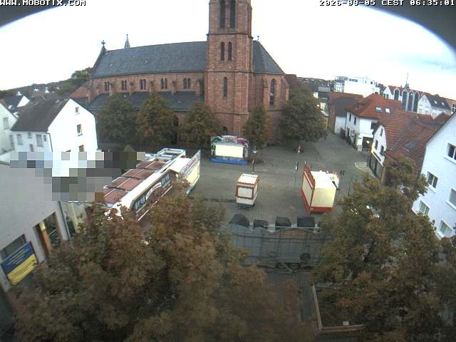 Archiv Foto Webcam Rodgau: Rathausplatz Jügesheim