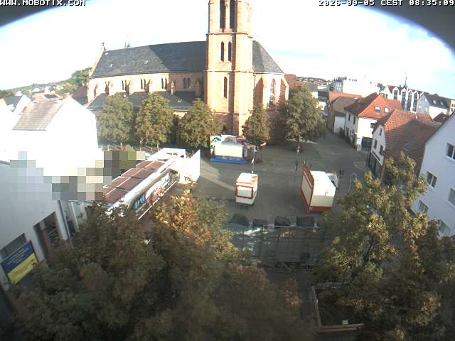 Archiv Foto Webcam Rodgau: Rathausplatz Jügesheim
