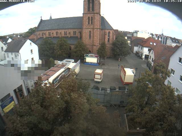 Archiv Foto Webcam Rodgau: Rathausplatz Jügesheim