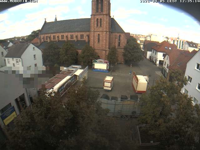 Archiv Foto Webcam Rodgau: Rathausplatz Jügesheim