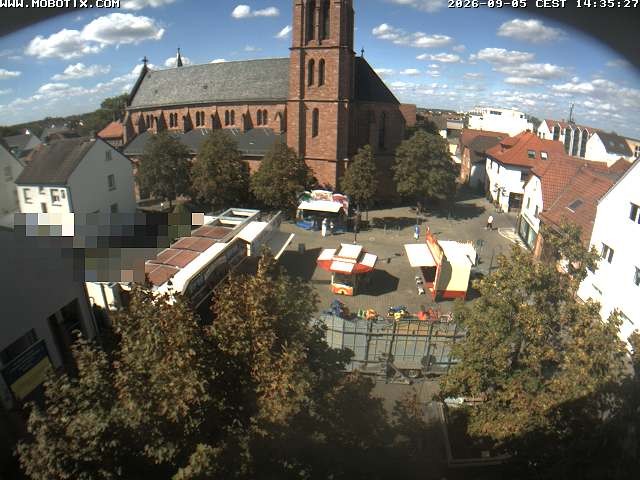 Archiv Foto Webcam Rodgau: Rathausplatz Jügesheim