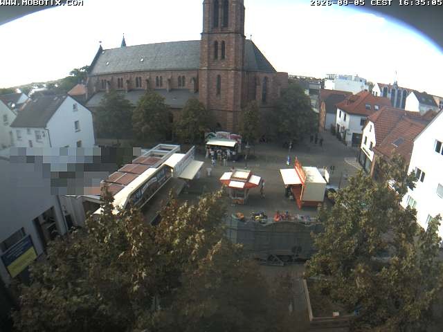 Archiv Foto Webcam Rodgau: Rathausplatz Jügesheim