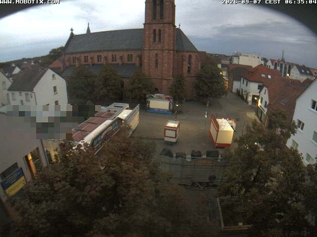 Archiv Foto Webcam Rodgau: Rathausplatz Jügesheim
