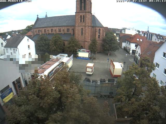 Archiv Foto Webcam Rodgau: Rathausplatz Jügesheim