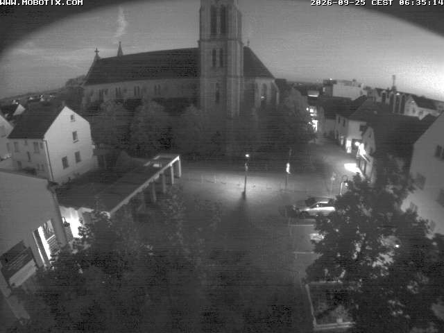 Archiv Foto Webcam Rodgau: Rathausplatz Jügesheim