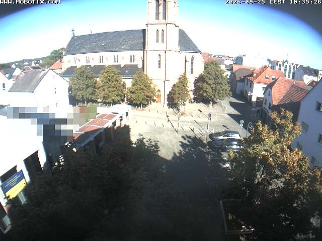 Archiv Foto Webcam Rodgau: Rathausplatz Jügesheim