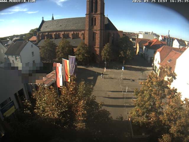 Archiv Foto Webcam Rodgau: Rathausplatz Jügesheim