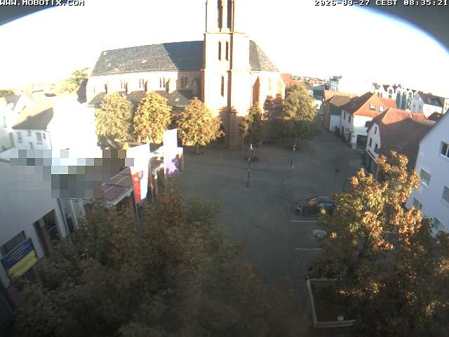 Archiv Foto Webcam Rodgau: Rathausplatz Jügesheim