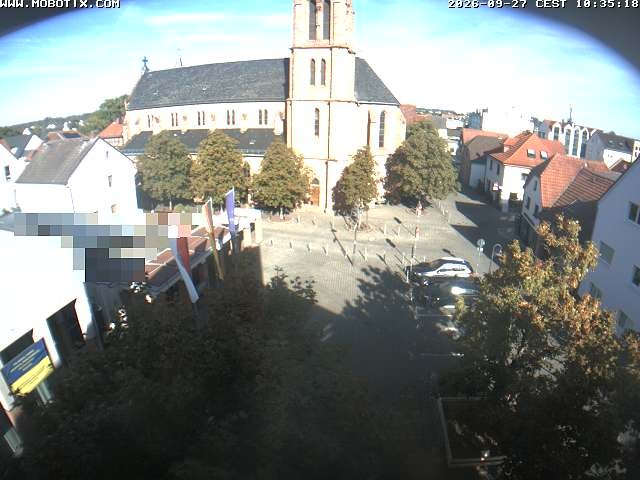 Archiv Foto Webcam Rodgau: Rathausplatz Jügesheim