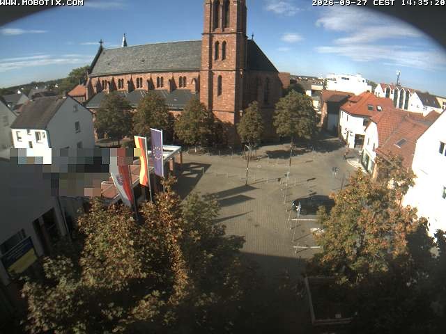 Archiv Foto Webcam Rodgau: Rathausplatz Jügesheim
