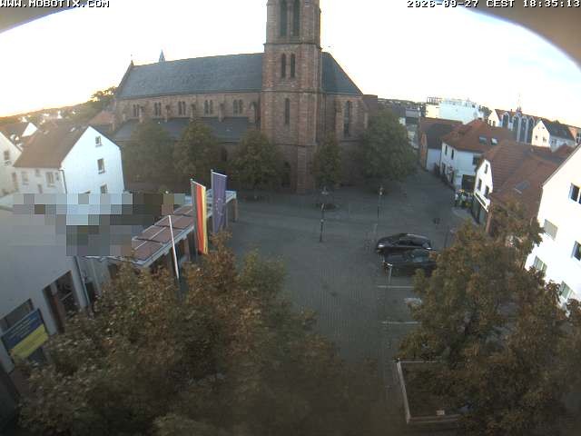 Archiv Foto Webcam Rodgau: Rathausplatz Jügesheim