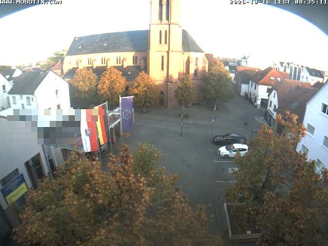 Archiv Foto Webcam Rodgau: Rathausplatz Jügesheim