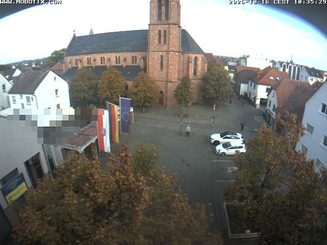 Archiv Foto Webcam Rodgau: Rathausplatz Jügesheim