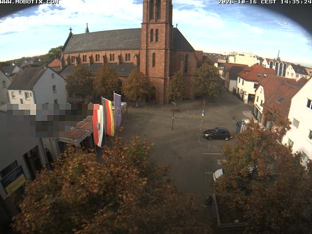 Archiv Foto Webcam Rodgau: Rathausplatz Jügesheim