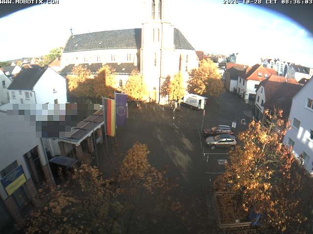 Archiv Foto Webcam Rodgau: Rathausplatz Jügesheim