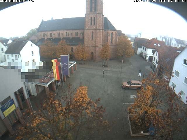 Archiv Foto Webcam Rodgau: Rathausplatz Jügesheim