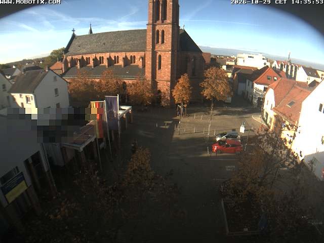 Archiv Foto Webcam Rodgau: Rathausplatz Jügesheim