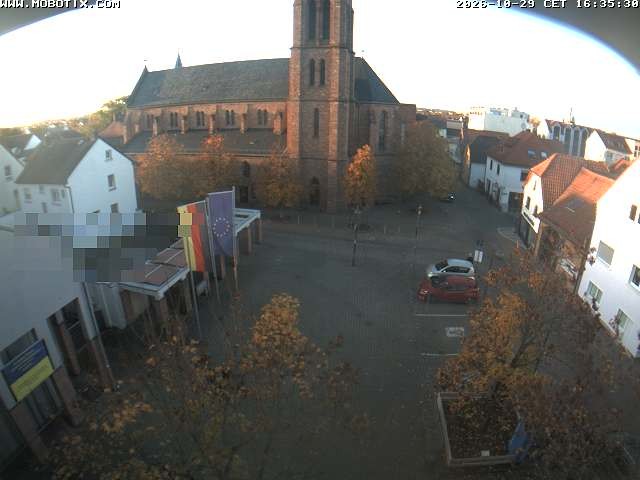 Archiv Foto Webcam Rodgau: Rathausplatz Jügesheim