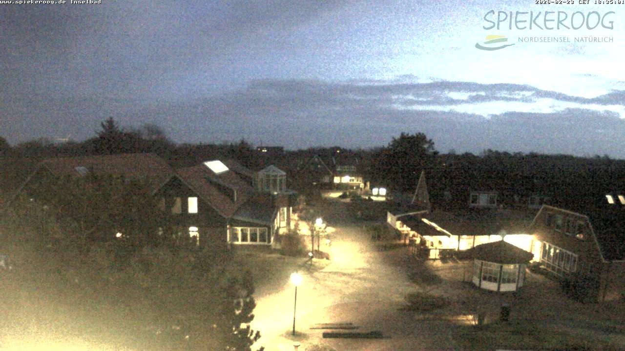 Archiv Foto Webcam Spiekeroog: Kurzentrum Inselbad