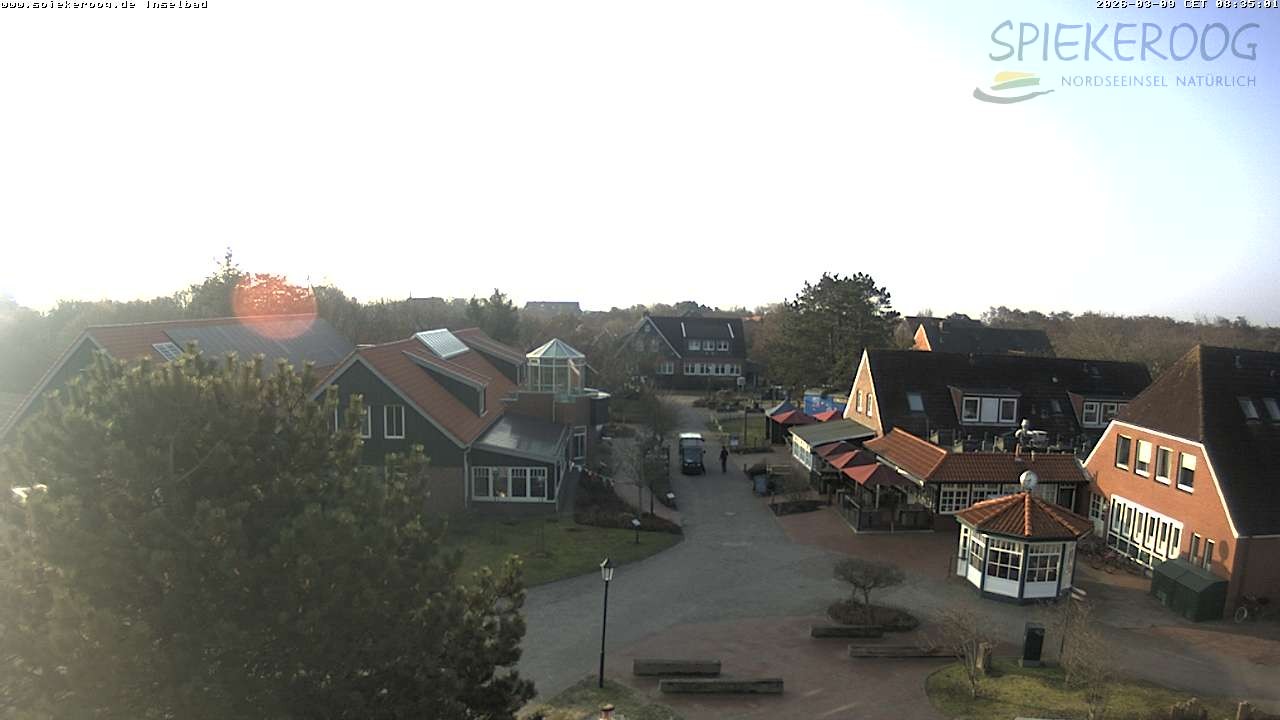 Archiv Foto Webcam Spiekeroog: Kurzentrum Inselbad