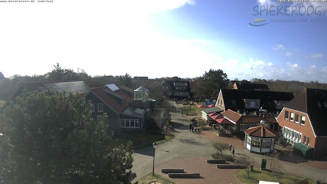 Archiv Foto Webcam Spiekeroog: Kurzentrum Inselbad