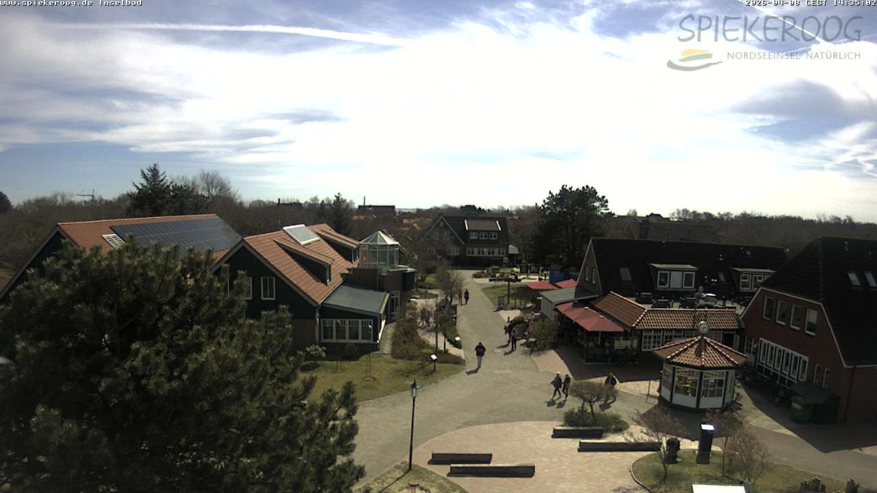 Archiv Foto Webcam Spiekeroog: Kurzentrum Inselbad