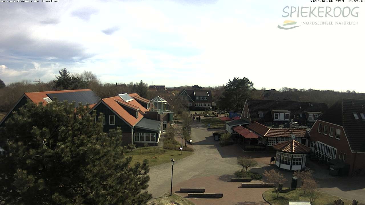 Archiv Foto Webcam Spiekeroog: Kurzentrum Inselbad