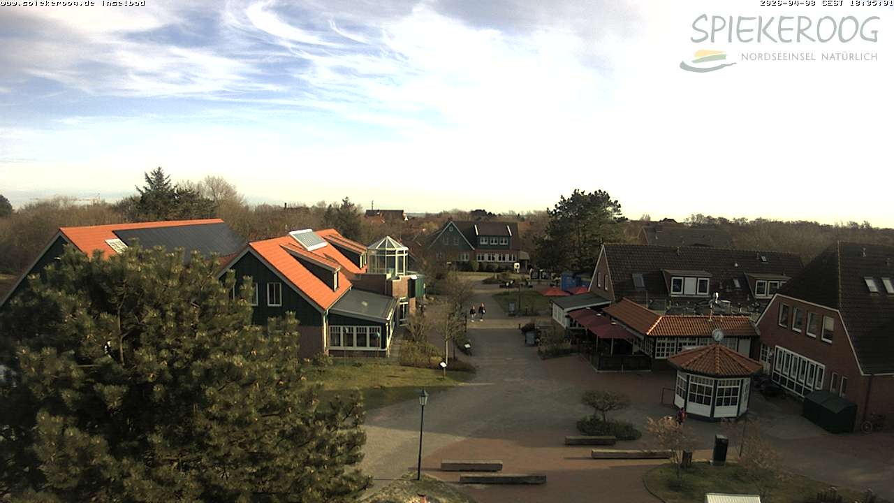 Archiv Foto Webcam Spiekeroog: Kurzentrum Inselbad