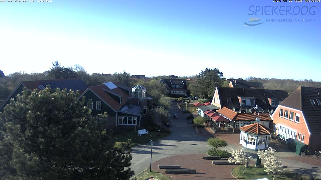 Archiv Foto Webcam Spiekeroog: Kurzentrum Inselbad