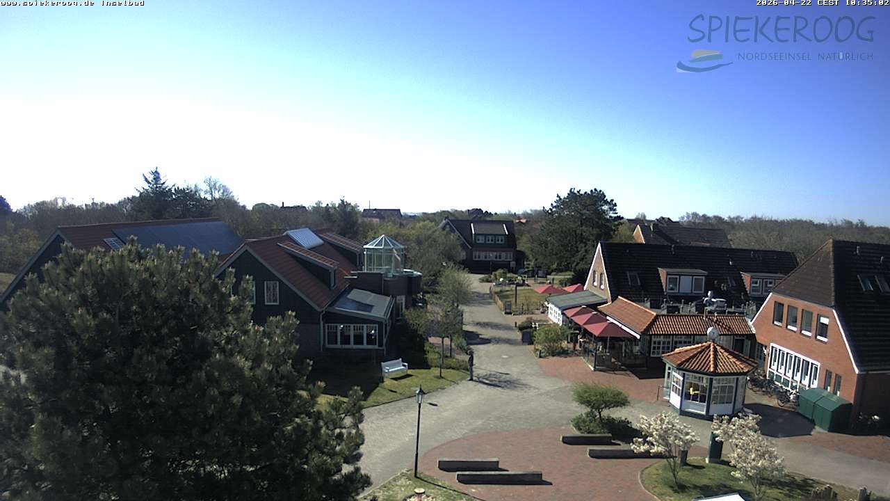 Archiv Foto Webcam Spiekeroog: Kurzentrum Inselbad