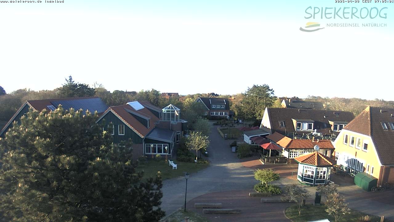 Archiv Foto Webcam Spiekeroog: Kurzentrum Inselbad