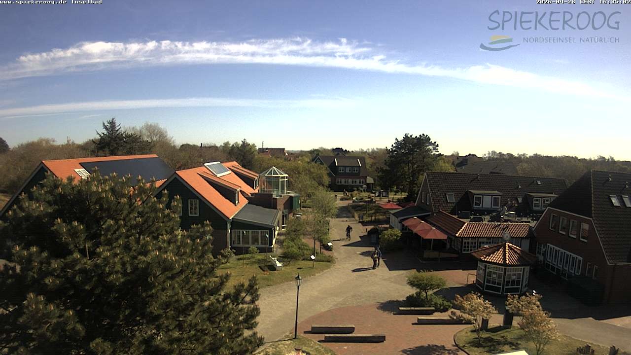 Archiv Foto Webcam Spiekeroog: Kurzentrum Inselbad