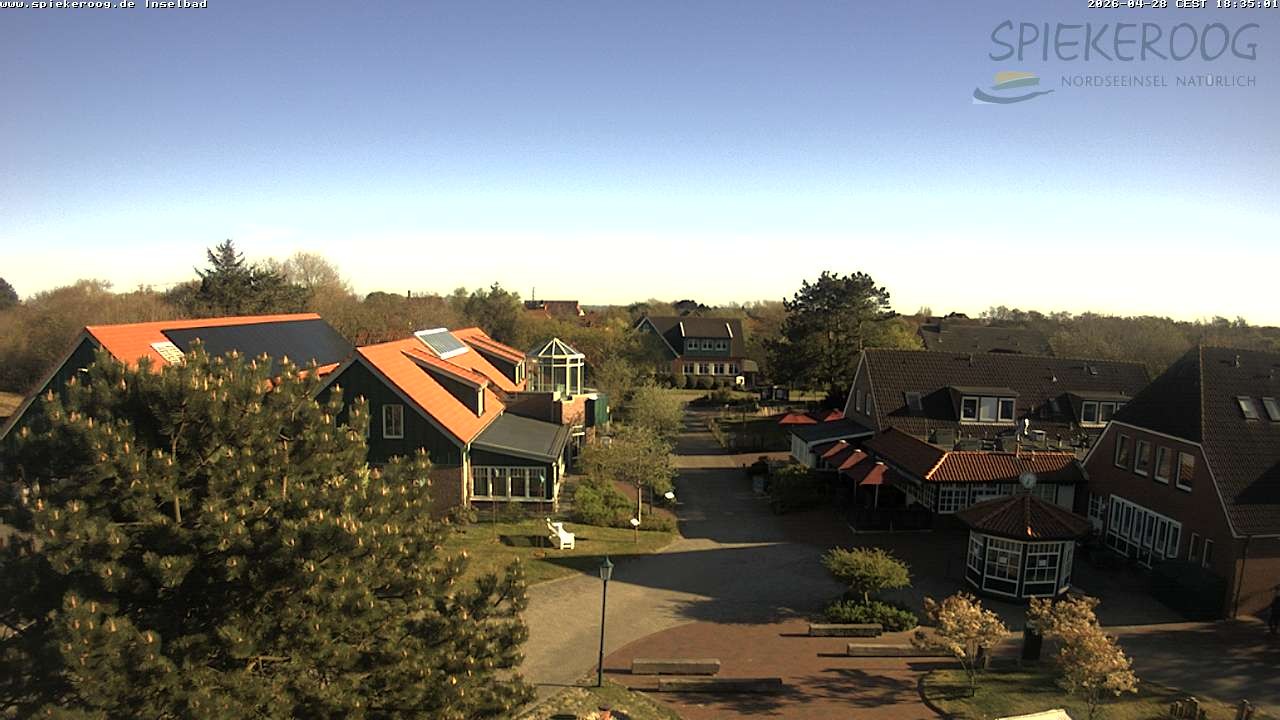 Archiv Foto Webcam Spiekeroog: Kurzentrum Inselbad