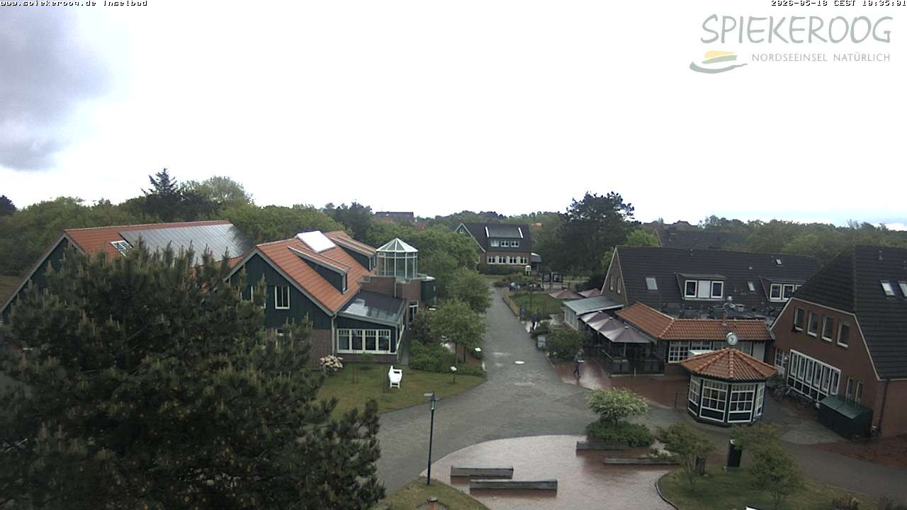Archiv Foto Webcam Spiekeroog: Kurzentrum Inselbad
