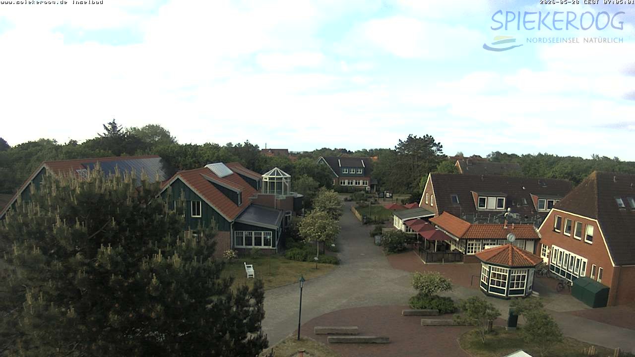 Archiv Foto Webcam Spiekeroog: Kurzentrum Inselbad