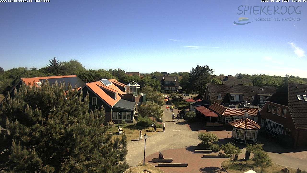 Archiv Foto Webcam Spiekeroog: Kurzentrum Inselbad