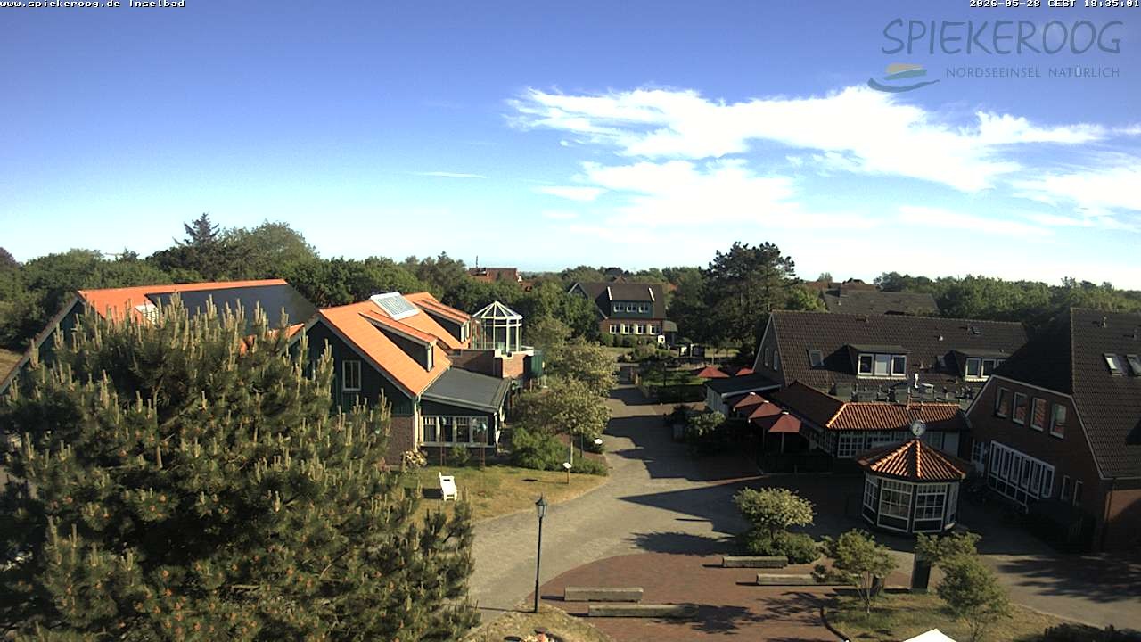 Archiv Foto Webcam Spiekeroog: Kurzentrum Inselbad