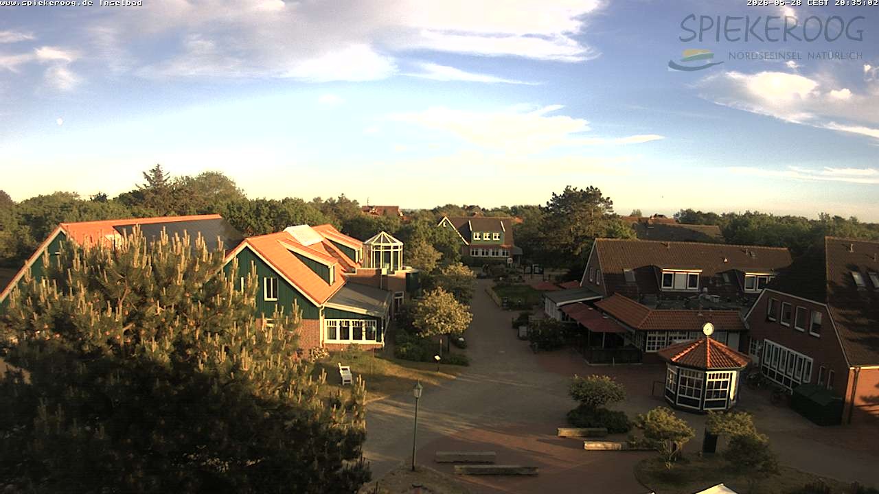Archiv Foto Webcam Spiekeroog: Kurzentrum Inselbad