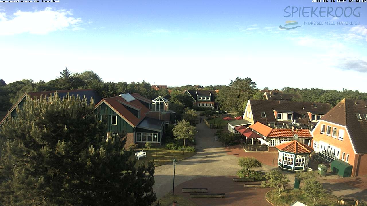 Archiv Foto Webcam Spiekeroog: Kurzentrum Inselbad