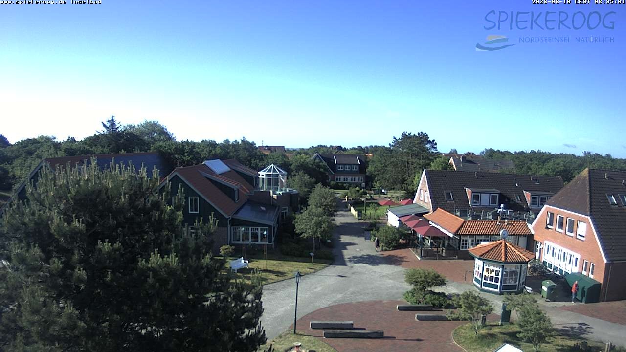 Archiv Foto Webcam Spiekeroog: Kurzentrum Inselbad