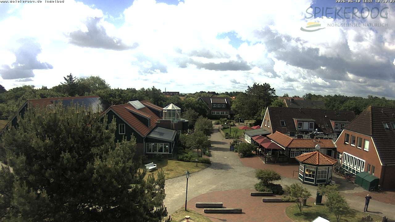 Archiv Foto Webcam Spiekeroog: Kurzentrum Inselbad