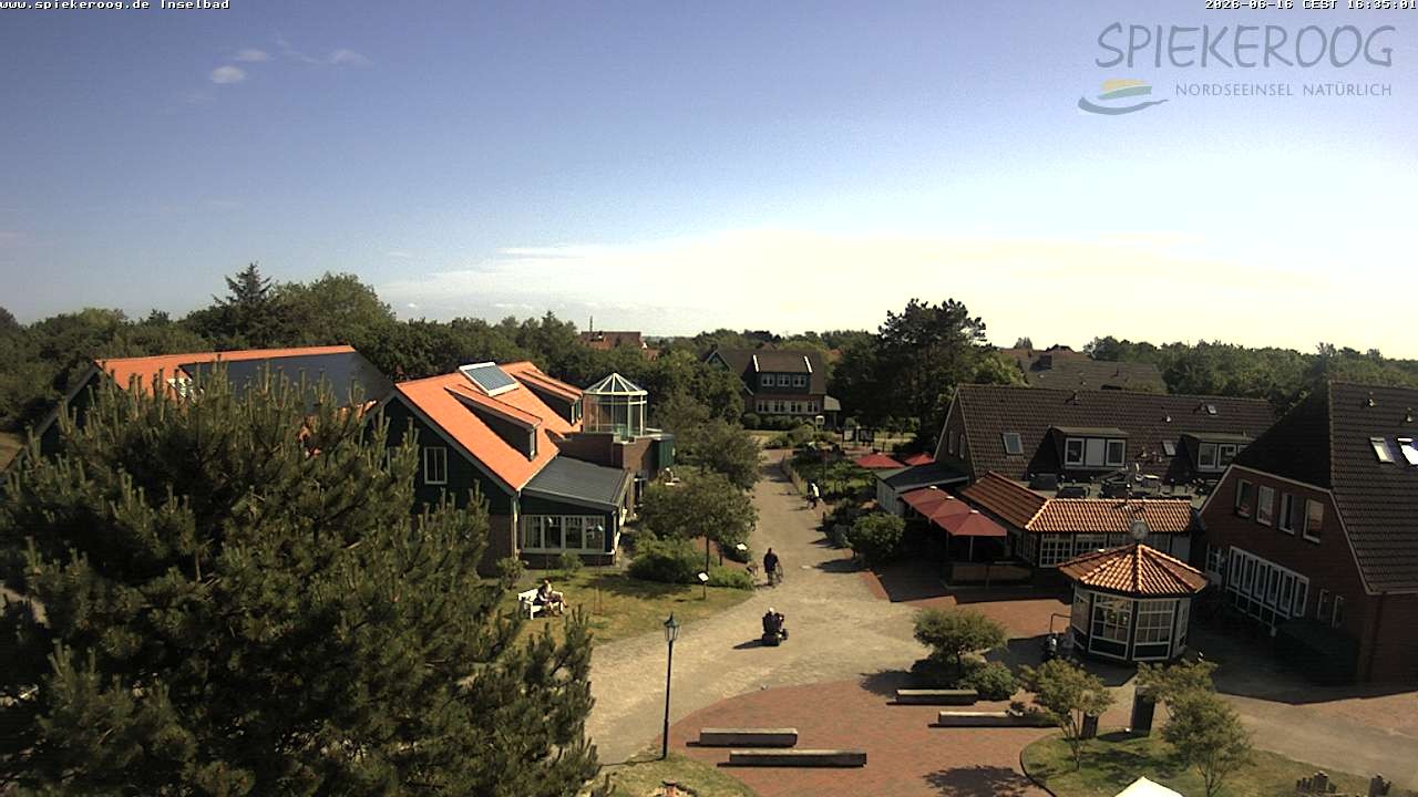 Archiv Foto Webcam Spiekeroog: Kurzentrum Inselbad