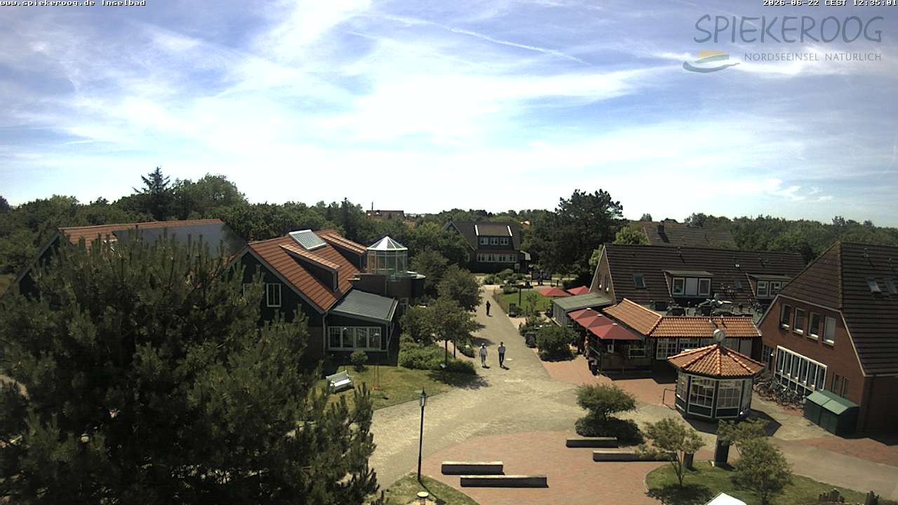 Archiv Foto Webcam Spiekeroog: Kurzentrum Inselbad