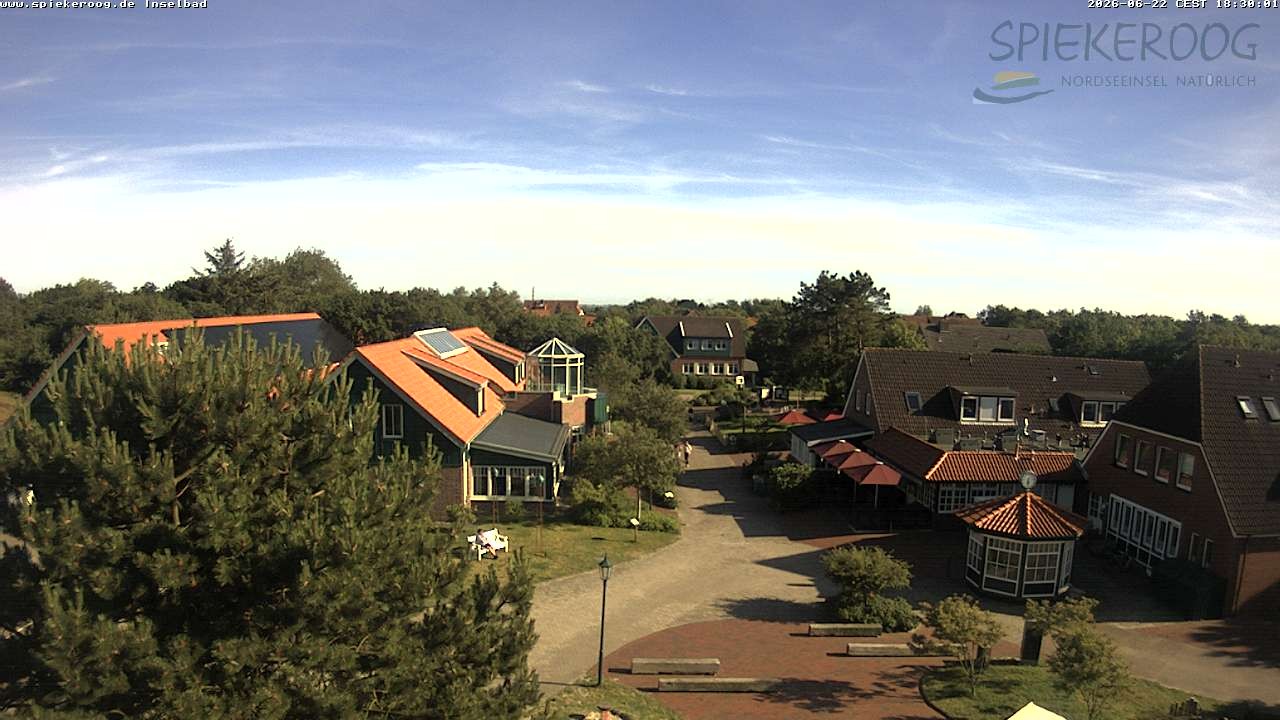 Archiv Foto Webcam Spiekeroog: Kurzentrum Inselbad